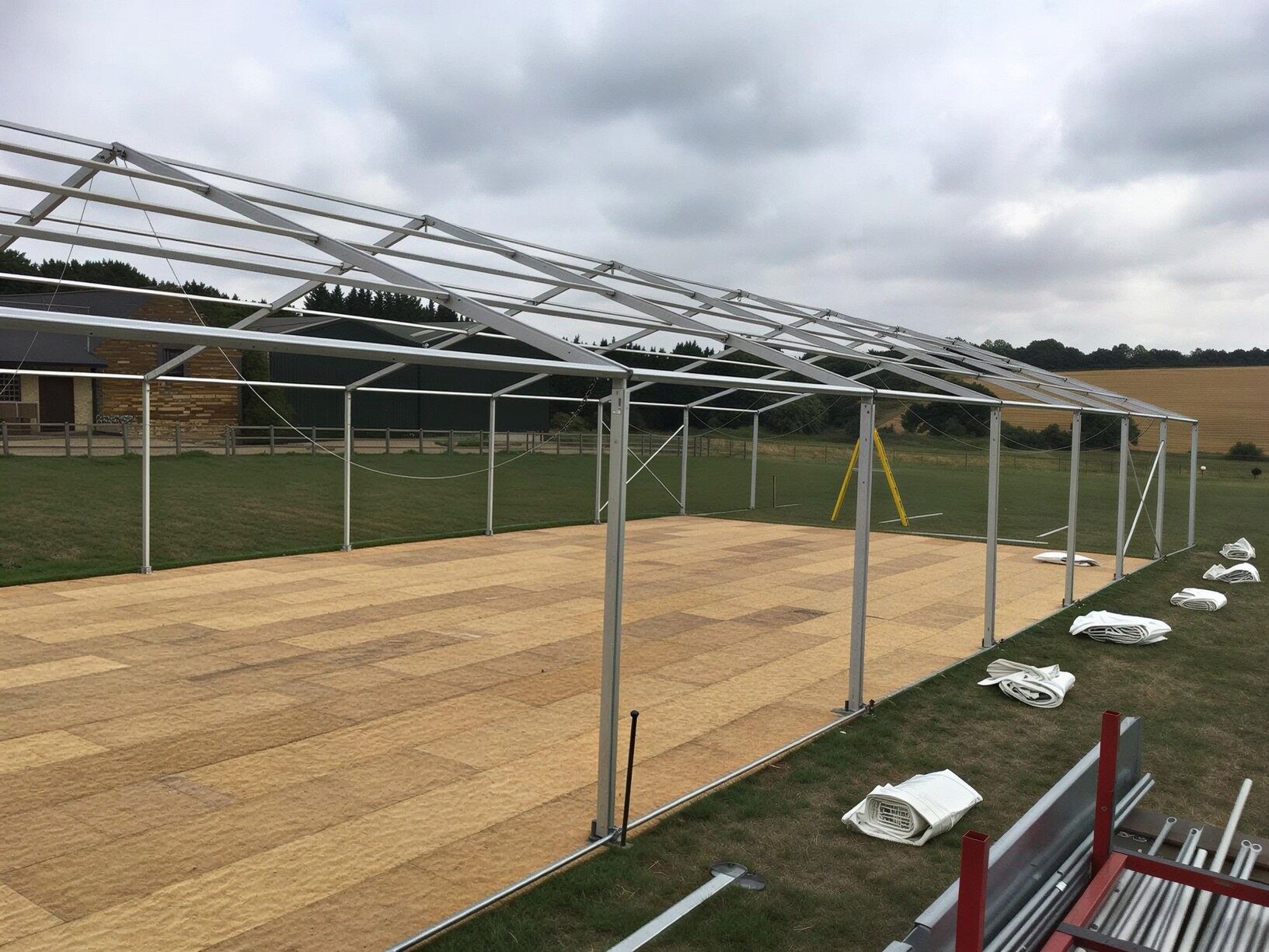 Marquee flooring installation Northamptonshire