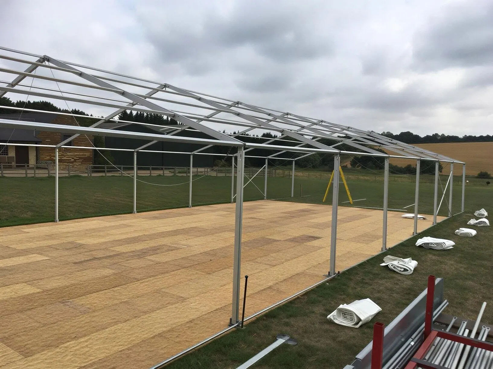 Marquee flooring installation Northamptonshire
