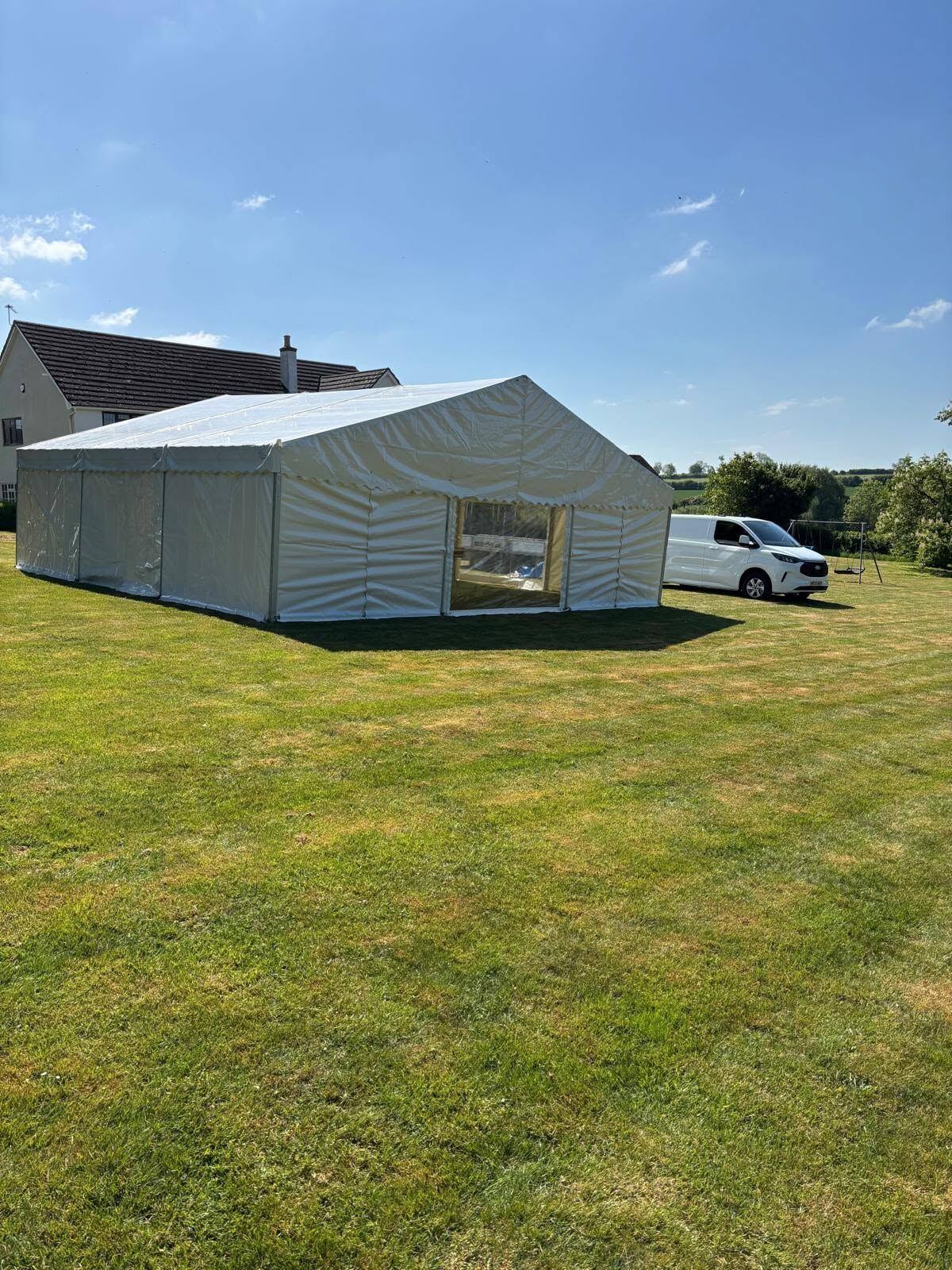 Seasonal storage marquee hire