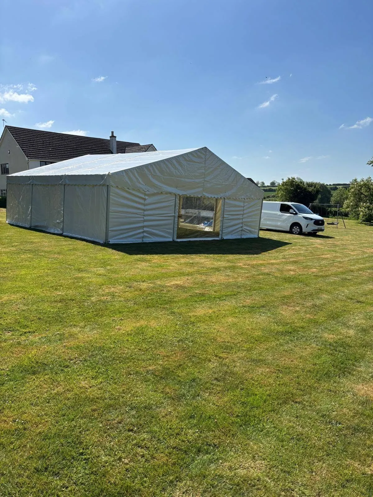 Seasonal storage marquee hire
