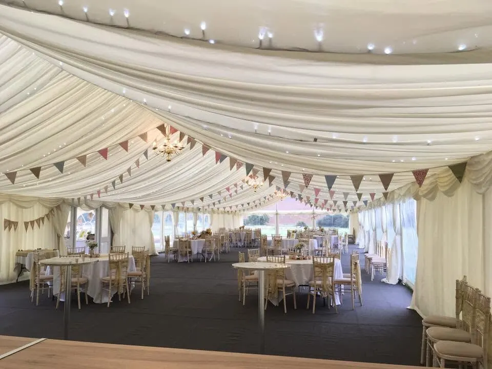 Marquee interior furniture setup